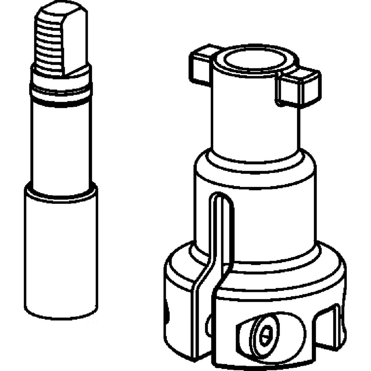 Viega 23510 (2971.66) ProPress Lockable Stem Extension for 1-1/2 in and 2 in Valves (1 Pack) - 3