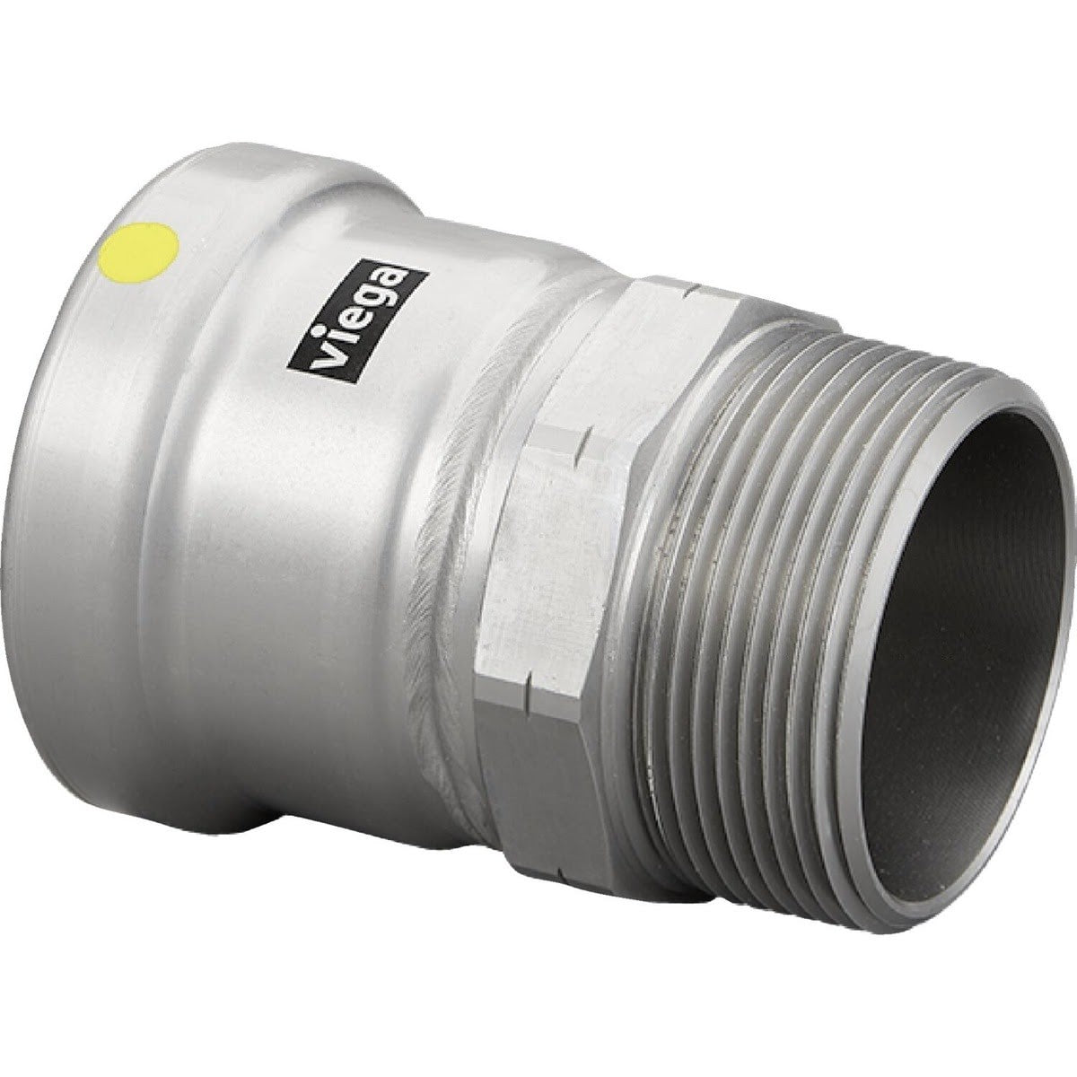 Viega 25121 (6611) MegaPressG 1 1/2 in. Press x 1 1/2 in. MPT Adapter (1 Pack)