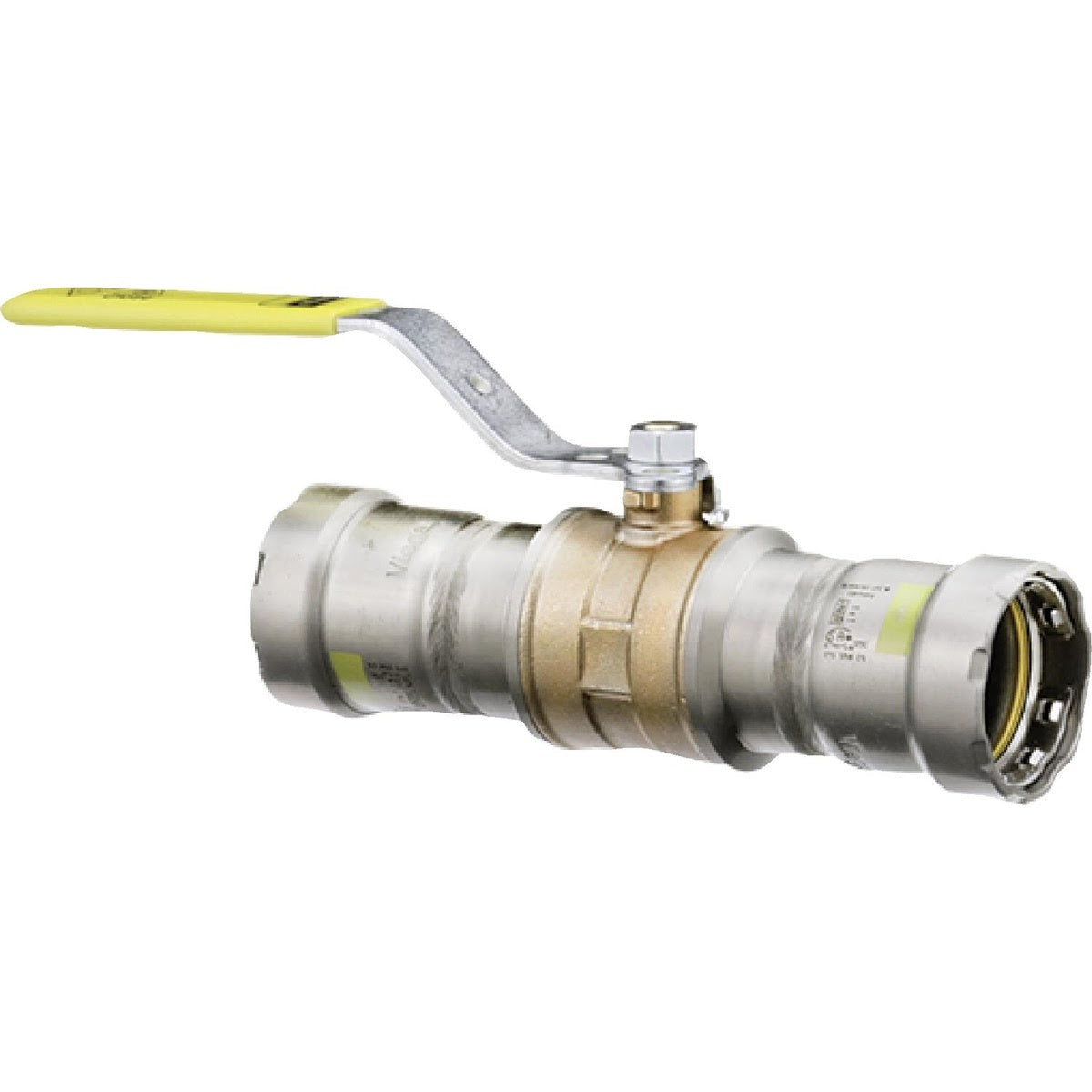 Viega 30625 (6675) MegaPressG 2 in. x 2 in. Press Connection Gas Ball Valve with Lockable Handle (1 Each)