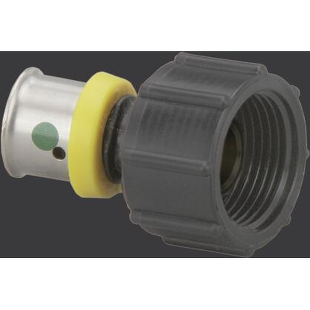 Viega 49224 (V5613.1) PureFlow Press Port Adapter 3/8 in Press x 1/2 in Port (1 Each) - 2