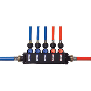 Viega 49473 (V5660) PureFlow MiniBloc 7 Port 1/2 in Zoning Manifold with Press Connections (1 Each)