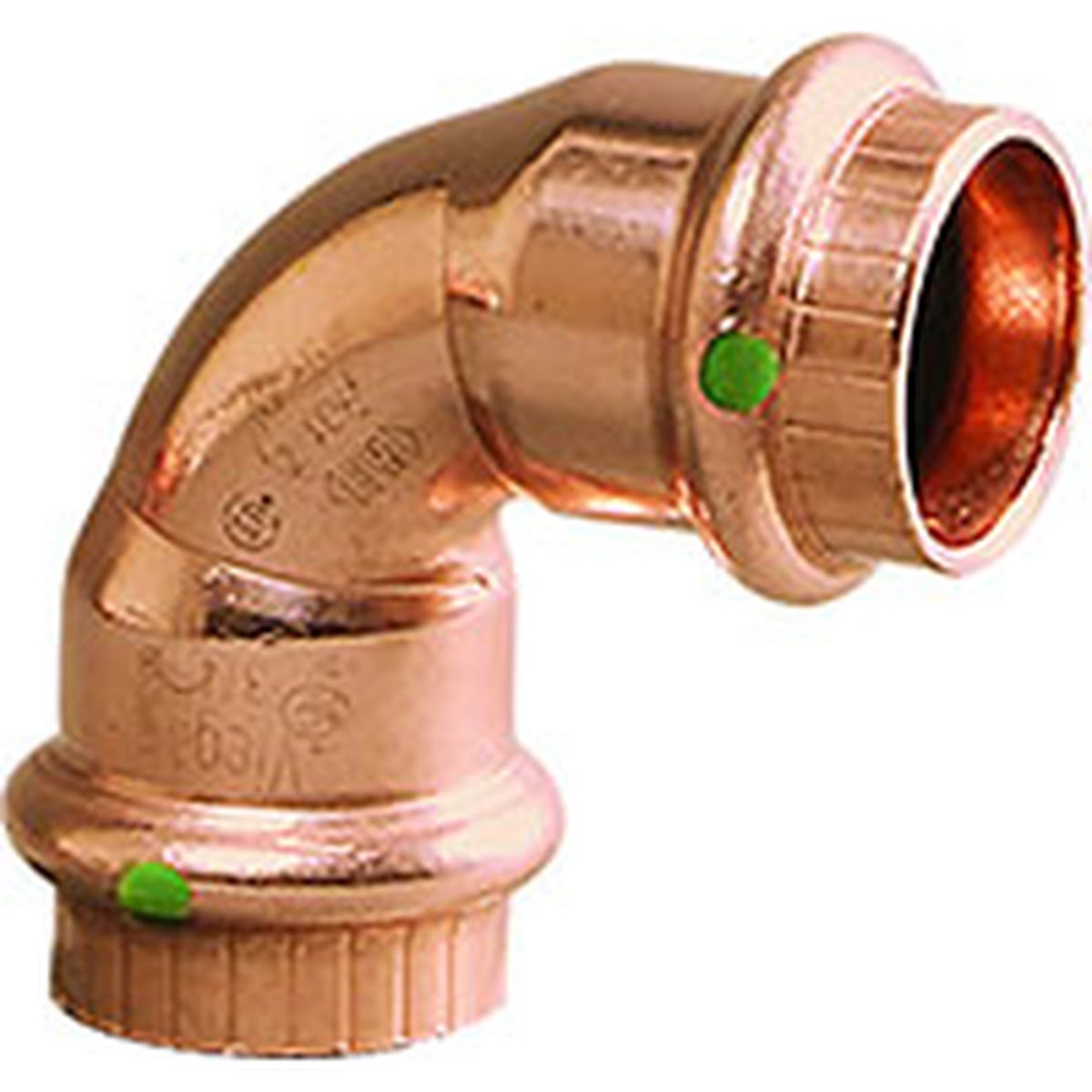 Viega 77042 (2916) ProPress 2 in. x 2 in. Copper Press 90 Degree Elbow Short (1 Each)