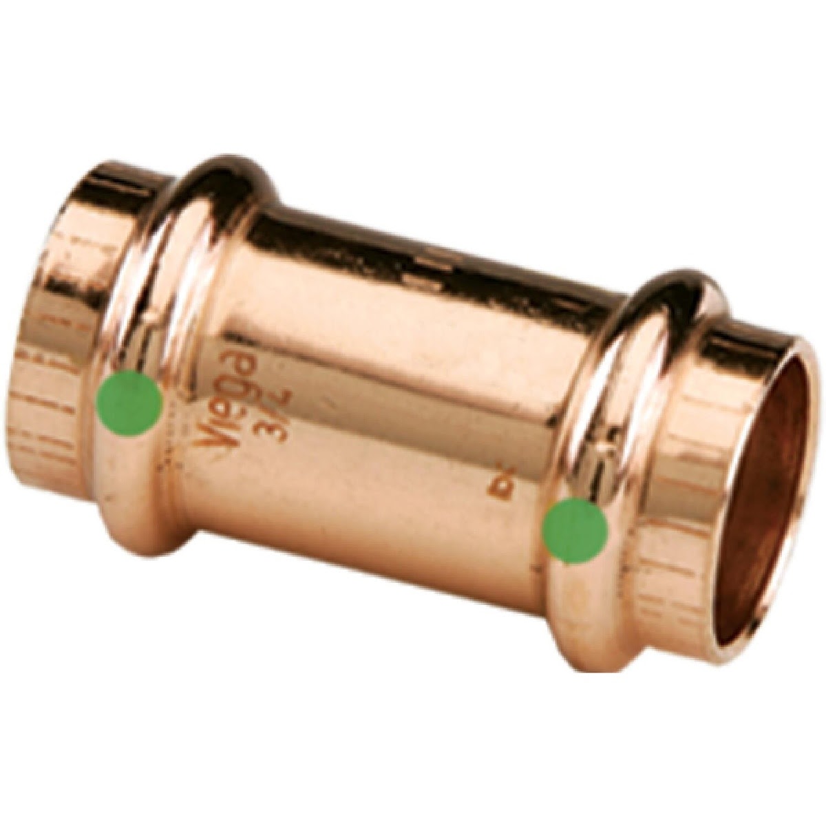 Viega 78067 (2915) ProPress 1 1/2 in. Copper Press Coupling with Stop