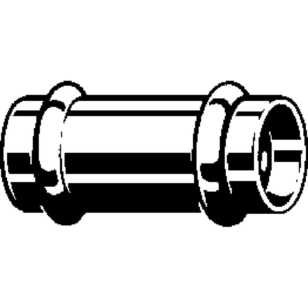 Viega 78192 (2915.3) 1 1/2 in. x 1 1/2 in. Copper ProPress No Stop Press Coupling (1 Pack) - 2