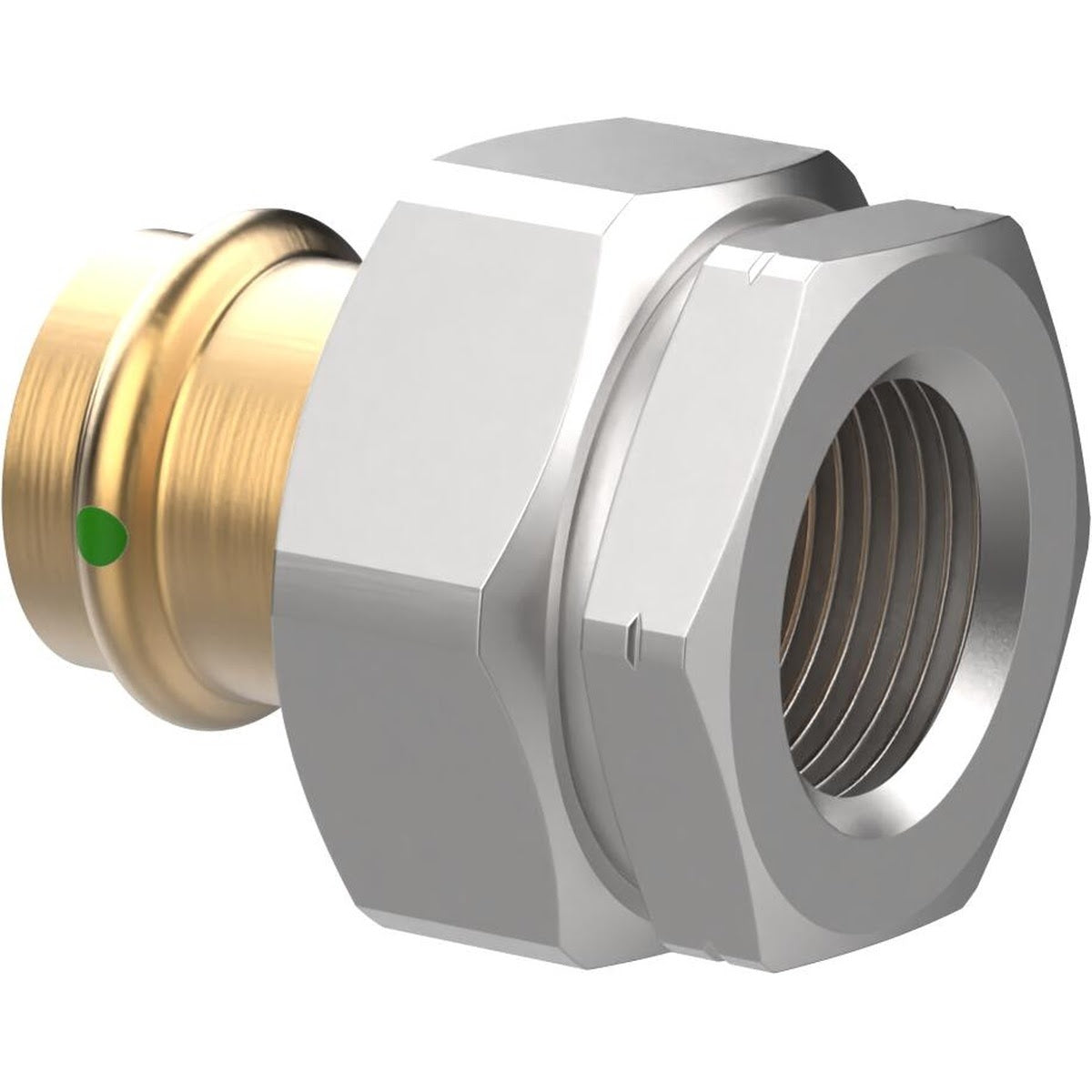 Viega 79180 (2967ZL) 2 in. ProPress x 2 in. FPT Dielectric Union for Copper to Steel Transition (1 Each) - 2