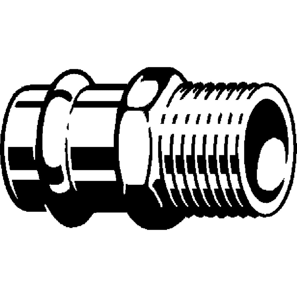 Viega 79290 (2911ZL) 2 in ProPress x 2 in MPT Bronze Press Adapter (1 Each) - 2