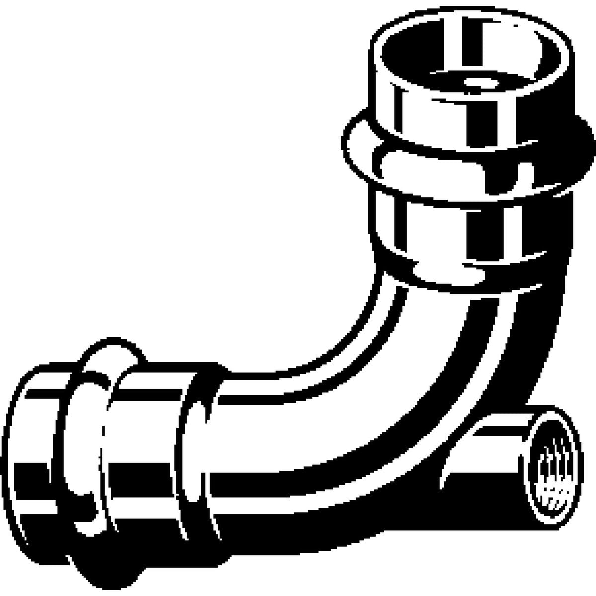 Viega 79635 (2917.3ZL) ProPress Vent Elbow 1/2 in. Press x 1/2 in. Press x 1/8 in. FPT - 2