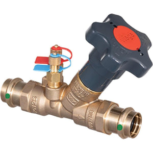 Viega 82135 (2980ZL) 2 in. ProPress Manual Balancing Valve with Pressure Temperature Test Port, Brass