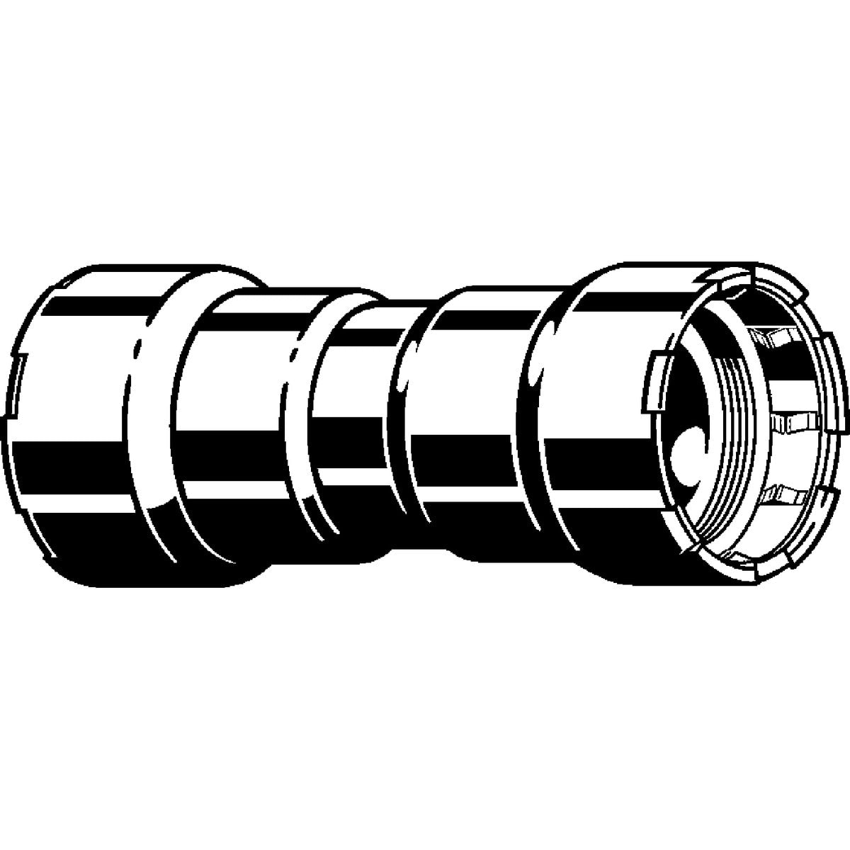 Viega 84230 (5915) MegaPress FKM 1-1/4 in x 1-1/4 in Press Coupling with Stop for Carbon Steel Pipe (Each) - 2