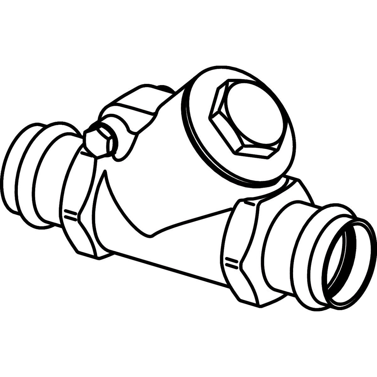 Viega 87185 (2974.2ZL) ProPress 1-1/4 in. Zero Lead Swing Check Valve Press Connection (1 Each) - 2