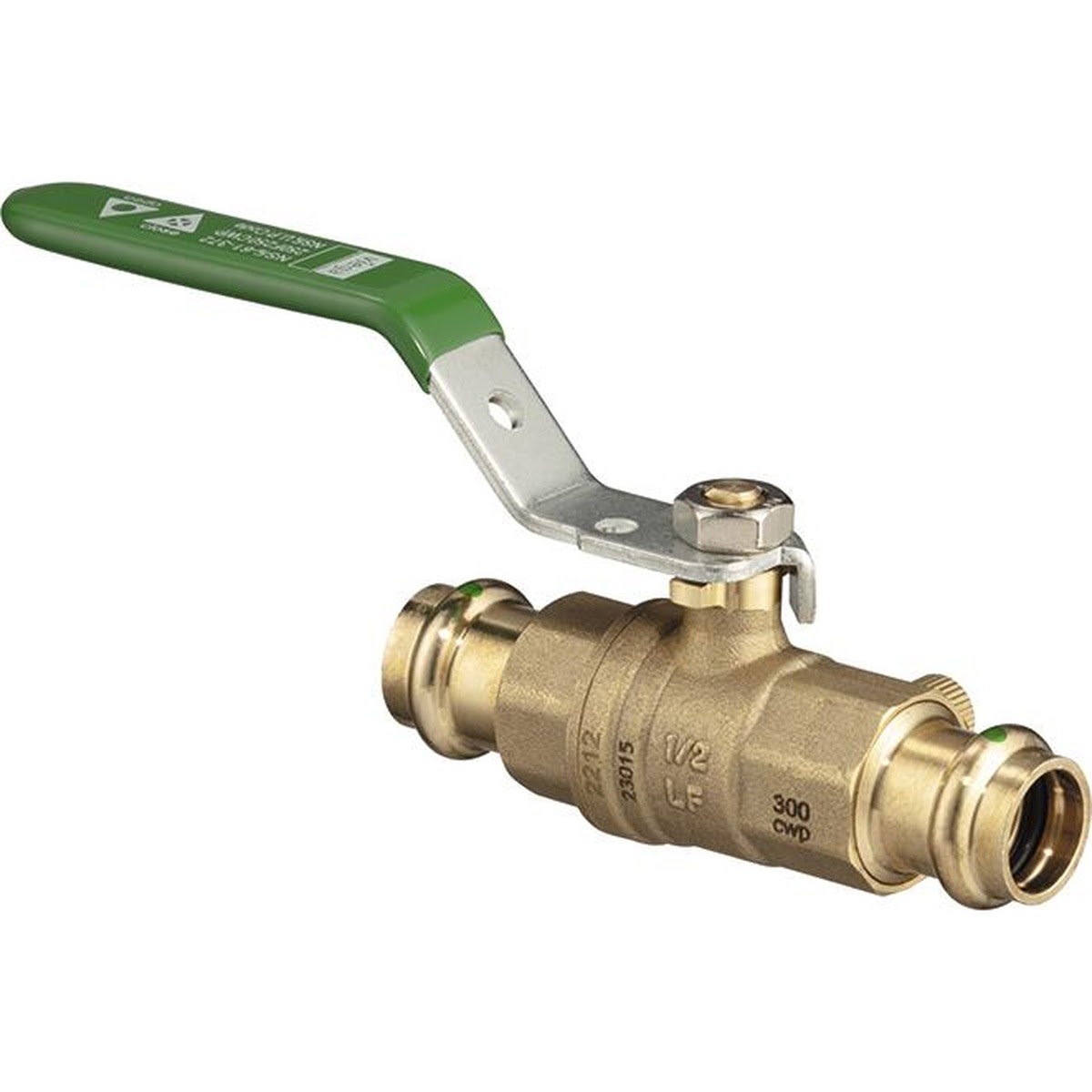 Viega 87850 (2975.3ZL) ProPress 3/4 in. Full Port Ball Valve with Drain (1 Pc) - 2