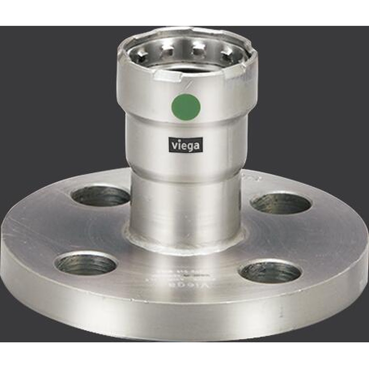 Viega 90450 (5159) MegaPress 316 3 in. Stainless Steel Press Flange Class 150 (1 Each) - 2