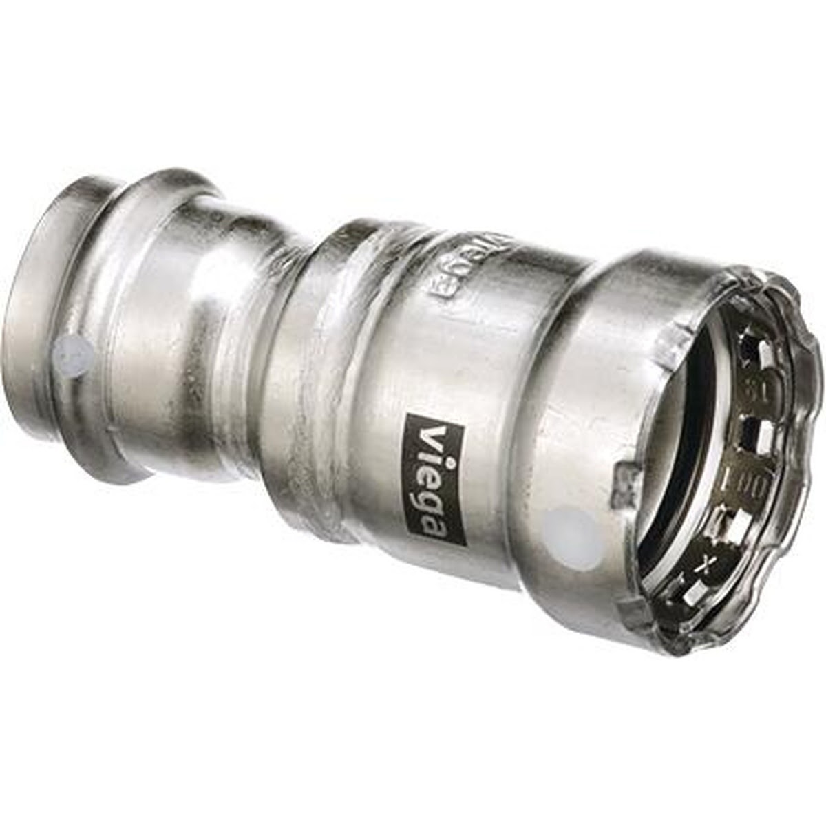 Viega 95470 (4113) MegaPress 304 FKM 3/4 in IPS x 3/4 in CTS Transition Press Coupling