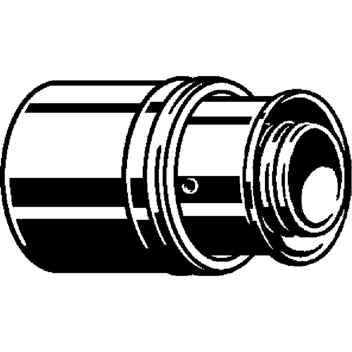 Viega 97560 (2813.1ZL) PureFlow Press 1 in. x 1 in. Silicium Bronze Street Press Adapter (1 Each) - 2