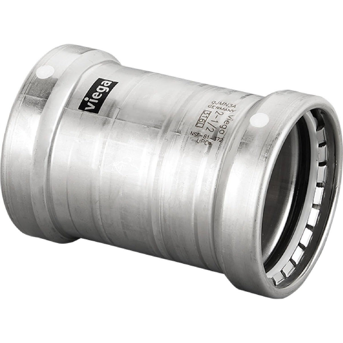 Viega 98360 (6815.5XL) MegaPress 316 FKM 2-1/2 in No-Stop Slip Coupling (1 Each)