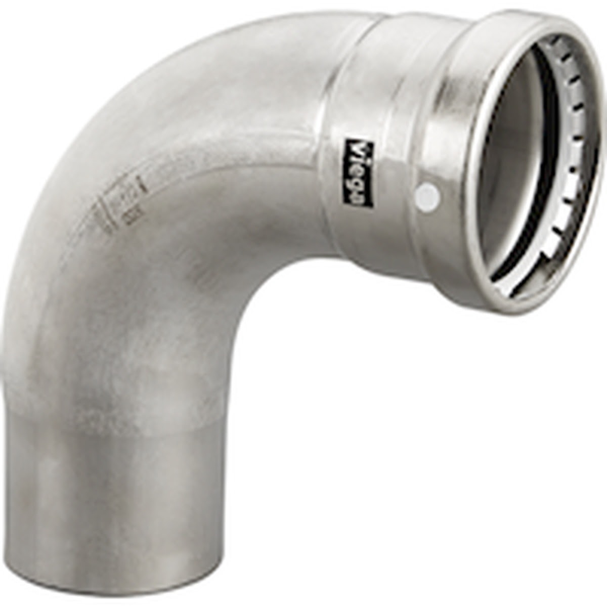 Viega 98400 (6816.1XL) 4 in. MegaPress 316 Stainless Steel 90 Degree Street Elbow FTG x P (1 Each)