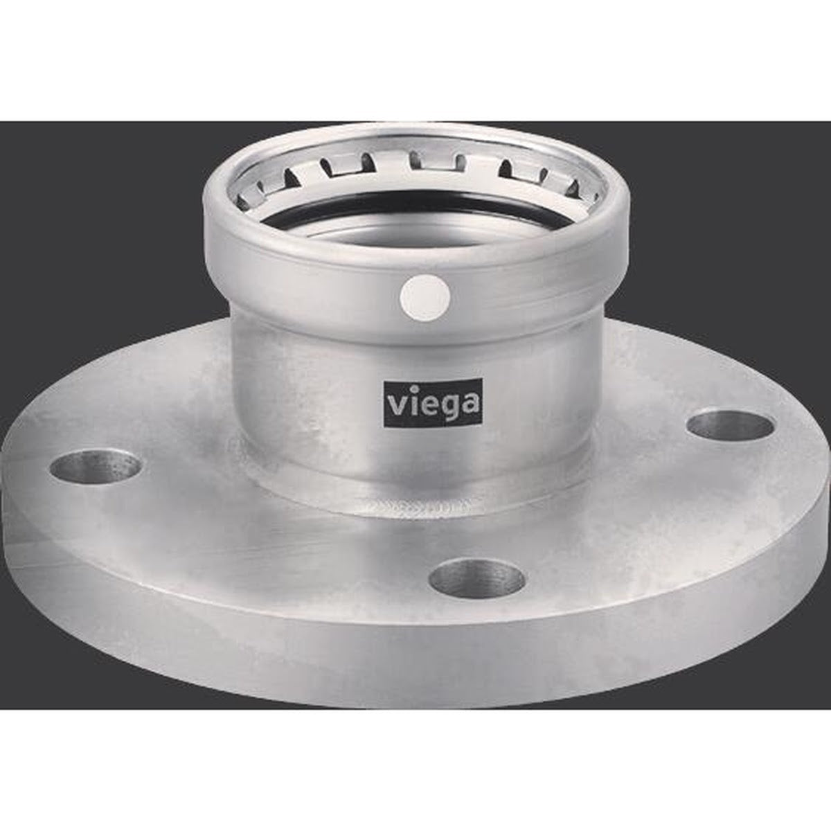 Viega 98530 (6859XL) MegaPress 316 FKM 316 Stainless Press Flange Class 150 RF (1 Each) - 2