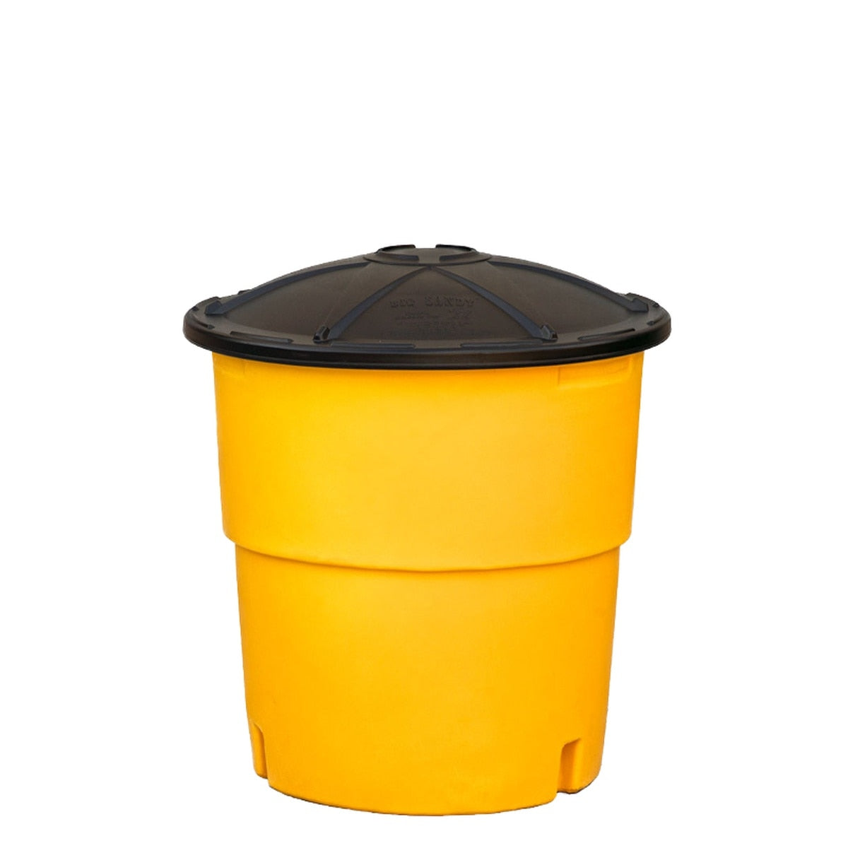 Vizcon 48140-0 Big Sandy Inertial Sand Barrel Attenuator with Lid 1400 lb Capacity