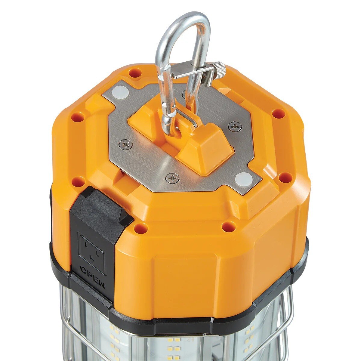 Voltec 08-00484 100 Watt LED Temporary Area Light, 13,000 Lumens w/ 6ft 16/3 Cord, 5-15 Plug & 5-15 Embedded Receptacle - 3
