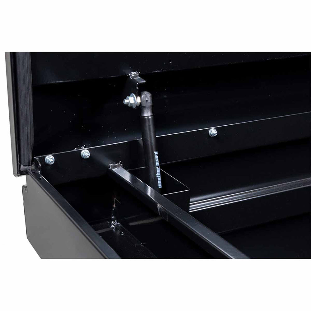 Weather Guard 116-5-03 Model 116-5-03 Saddle Box, Steel, Full Extra Wide, Gloss Black, 14.5 Cu. Ft. - 6