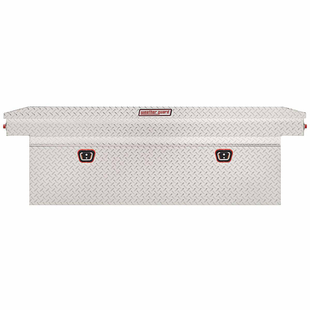 Weather Guard 123-0-03 Model 123-0-03 Saddle Box, Aluminum, Full Deep, Clear, 14.2 Cu. Ft. - 2