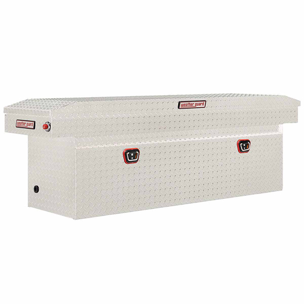 Weather Guard 123-0-03 Model 123-0-03 Saddle Box, Aluminum, Full Deep, Clear, 14.2 Cu. Ft. - 3
