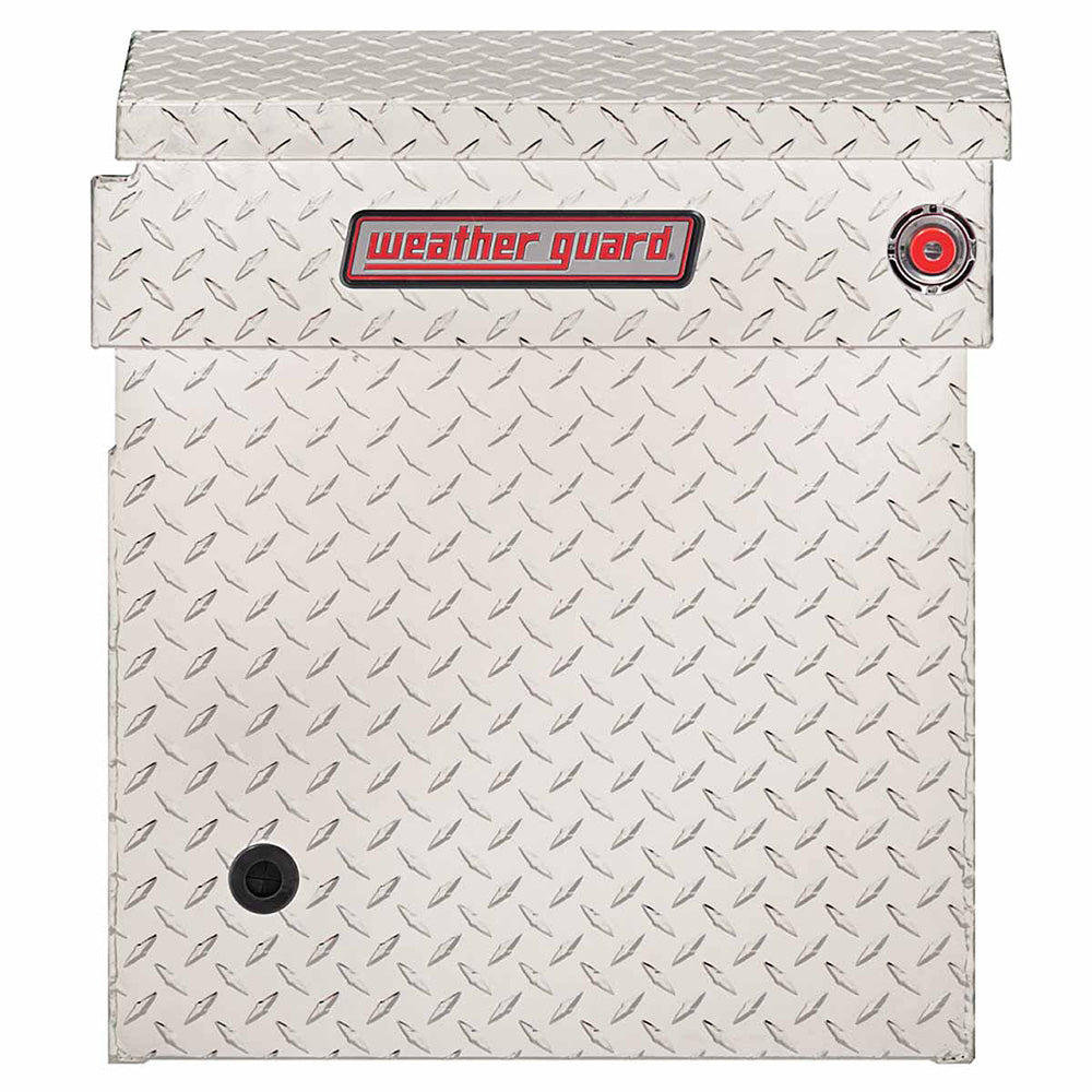 Weather Guard 123-0-03 Model 123-0-03 Saddle Box, Aluminum, Full Deep, Clear, 14.2 Cu. Ft. - 4