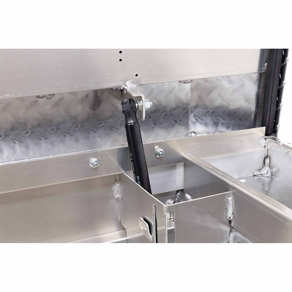 Weather Guard 123-0-03 Model 123-0-03 Saddle Box, Aluminum, Full Deep, Clear, 14.2 Cu. Ft. - 6