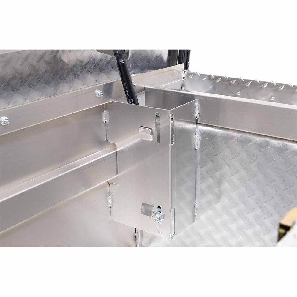 Weather Guard 123-0-03 Model 123-0-03 Saddle Box, Aluminum, Full Deep, Clear, 14.2 Cu. Ft. - 7