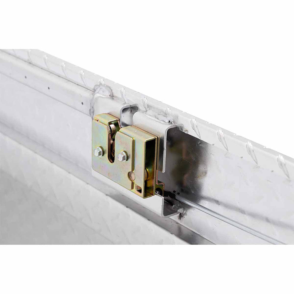 Weather Guard 123-0-03 Model 123-0-03 Saddle Box, Aluminum, Full Deep, Clear, 14.2 Cu. Ft. - 8