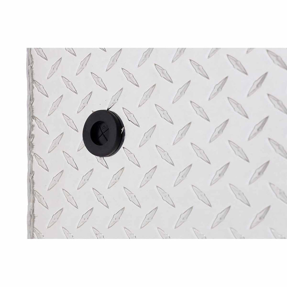 Weather Guard 123-0-03 Model 123-0-03 Saddle Box, Aluminum, Full Deep, Clear, 14.2 Cu. Ft. - 11