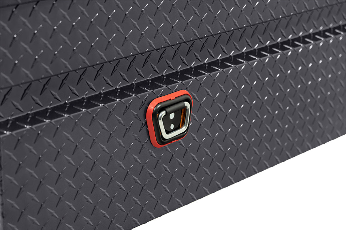 Weather Guard 127-6-03 Model 127-6-03 Saddle Box, Aluminum, Full Standard, Gunmetal Gray, 10.5 Cu. Ft. - 10