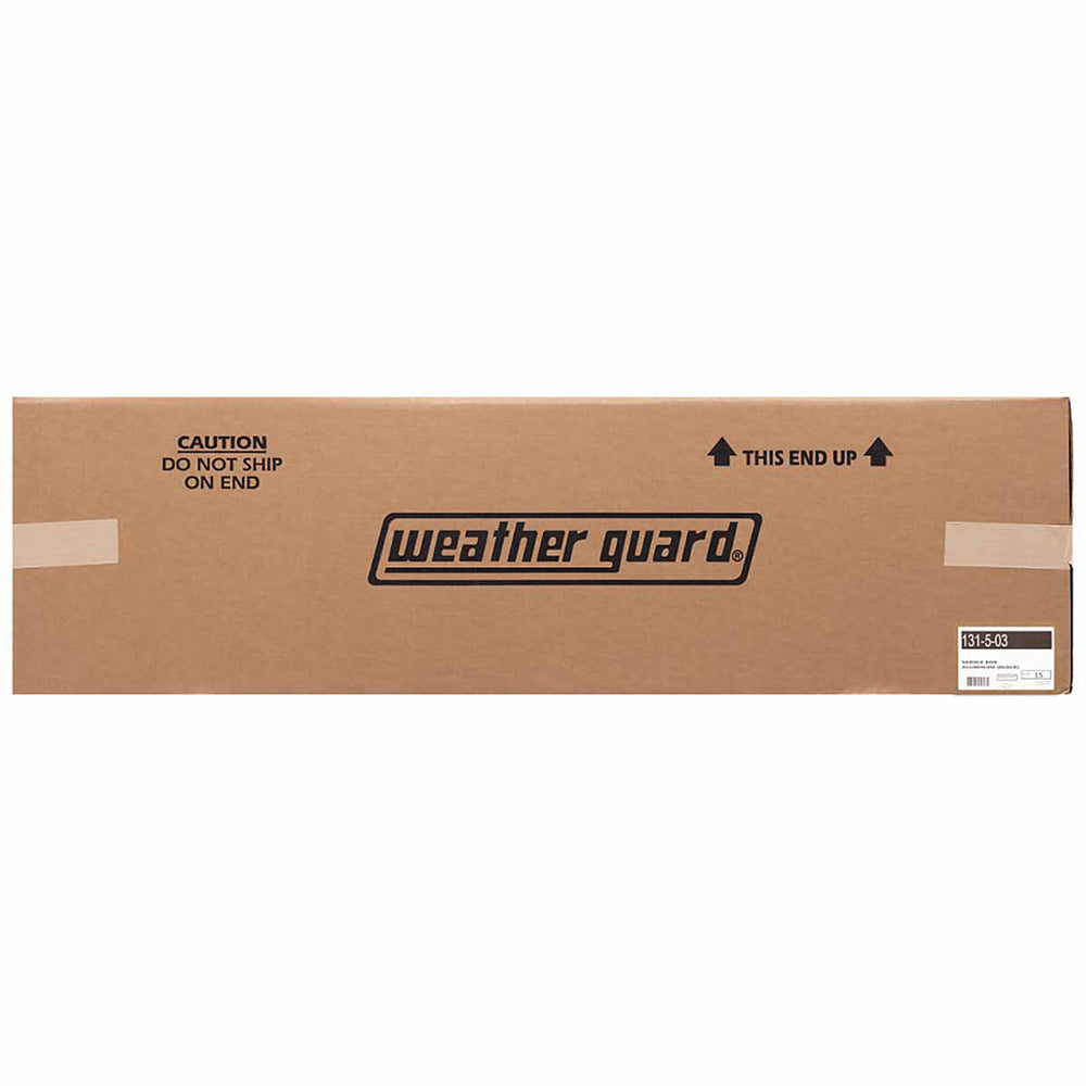 Model 131-5-03 Saddle Box, Aluminum, Gloss Black - 15