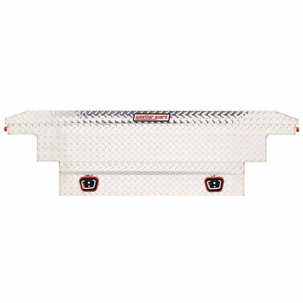 Weather Guard 137-0-03 Model 137-0-03 Saddle Box, Aluminum, Compact Deep, Clear, 8.0 Cu. Ft. - 2