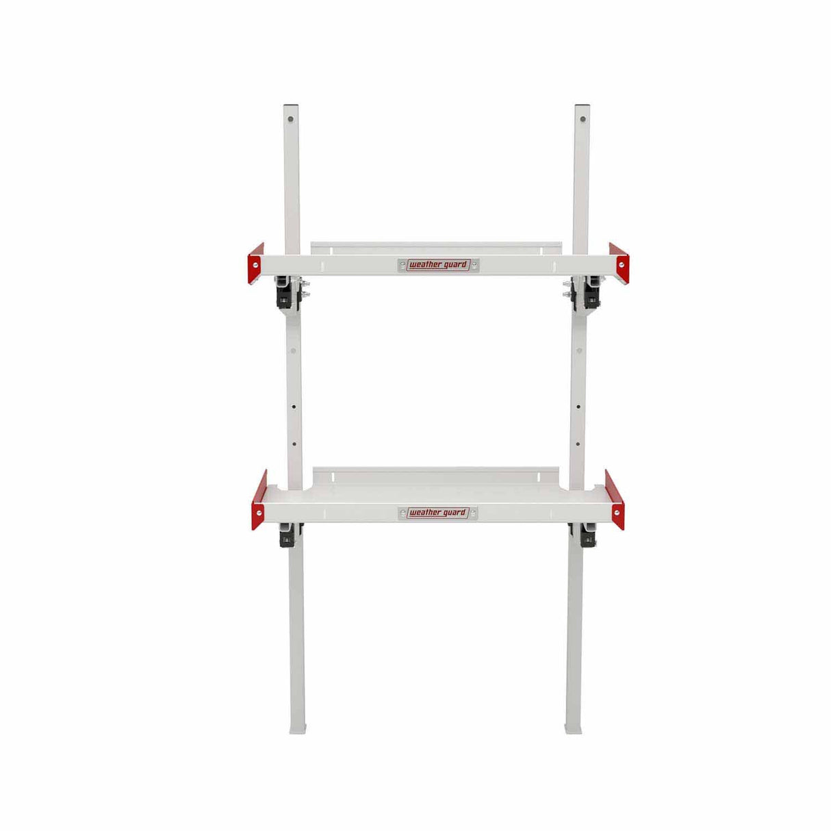 Weather Guard 9536-3-01 Folding Van Shelving Unit with 2 Shelves for Flexible Van Storage - 3