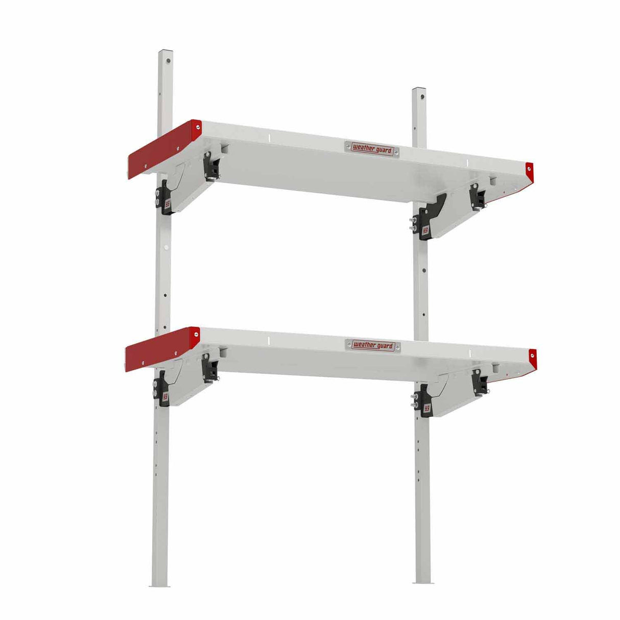 Weather Guard 9548-3-01 Folding Van Shelving Unit with 2 Shelves for Flexible Van Storage - 5