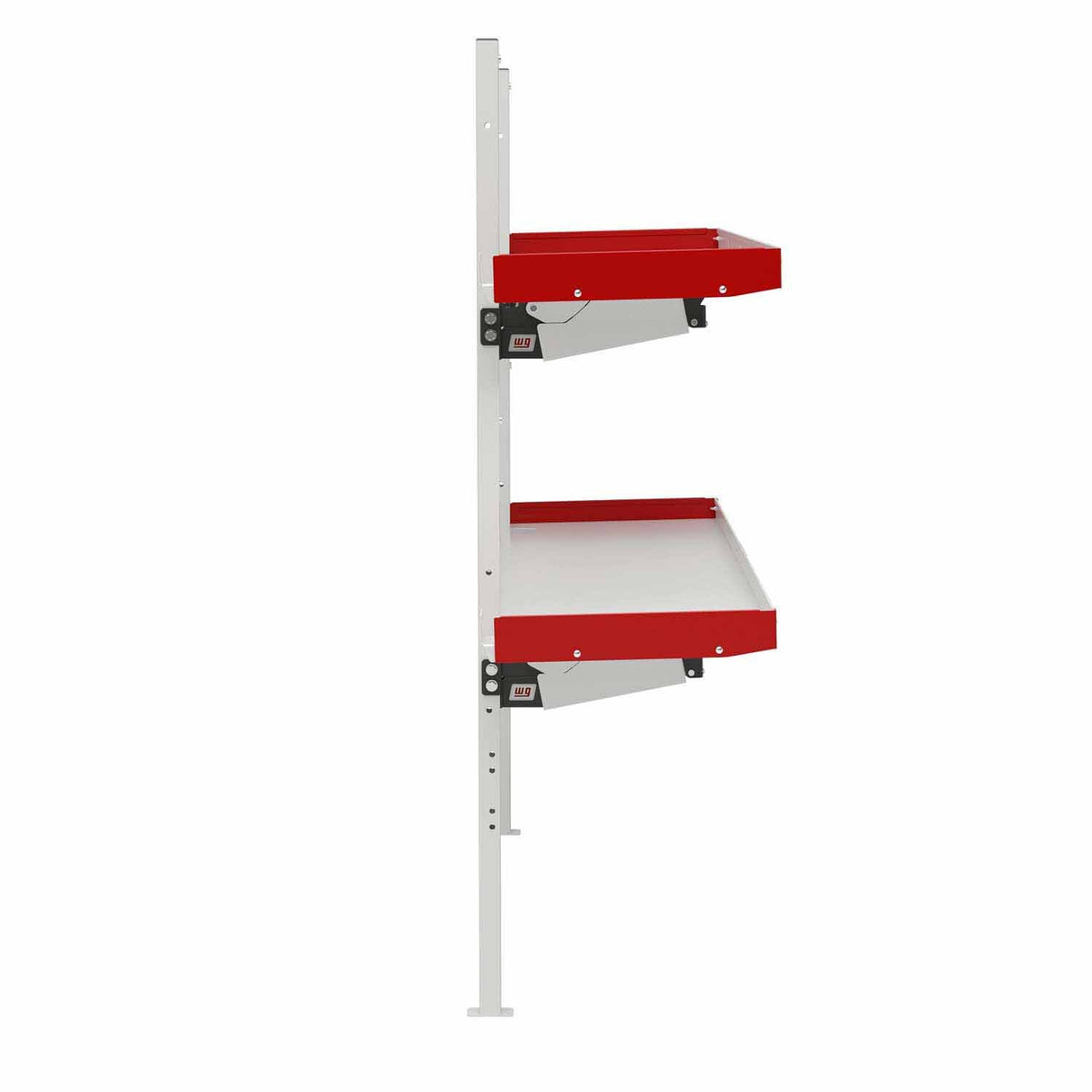 Weather Guard 9560-3-01 Folding Van Shelving Unit with 2 Shelves for Flexible Storage - 3