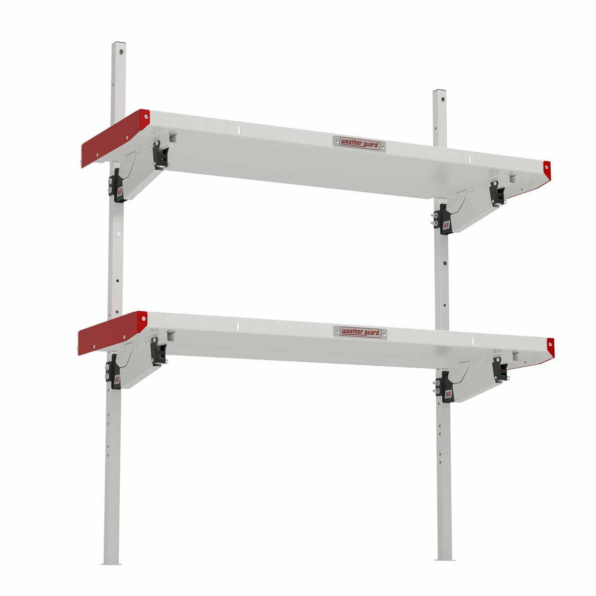 Weather Guard 9560-3-01 Folding Van Shelving Unit with 2 Shelves for Flexible Storage - 5
