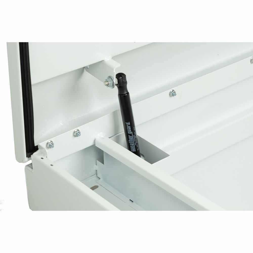 Weatherguard 116-3-04 Saddle Box, Steel, Full Extra Wide, White, 15.5 cu ft - 7