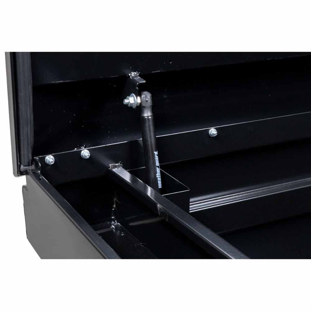 Weatherguard 116-5-04 Saddle Box, Steel, Full Extra Wide, Gloss Black, 15.5 cu ft - 6