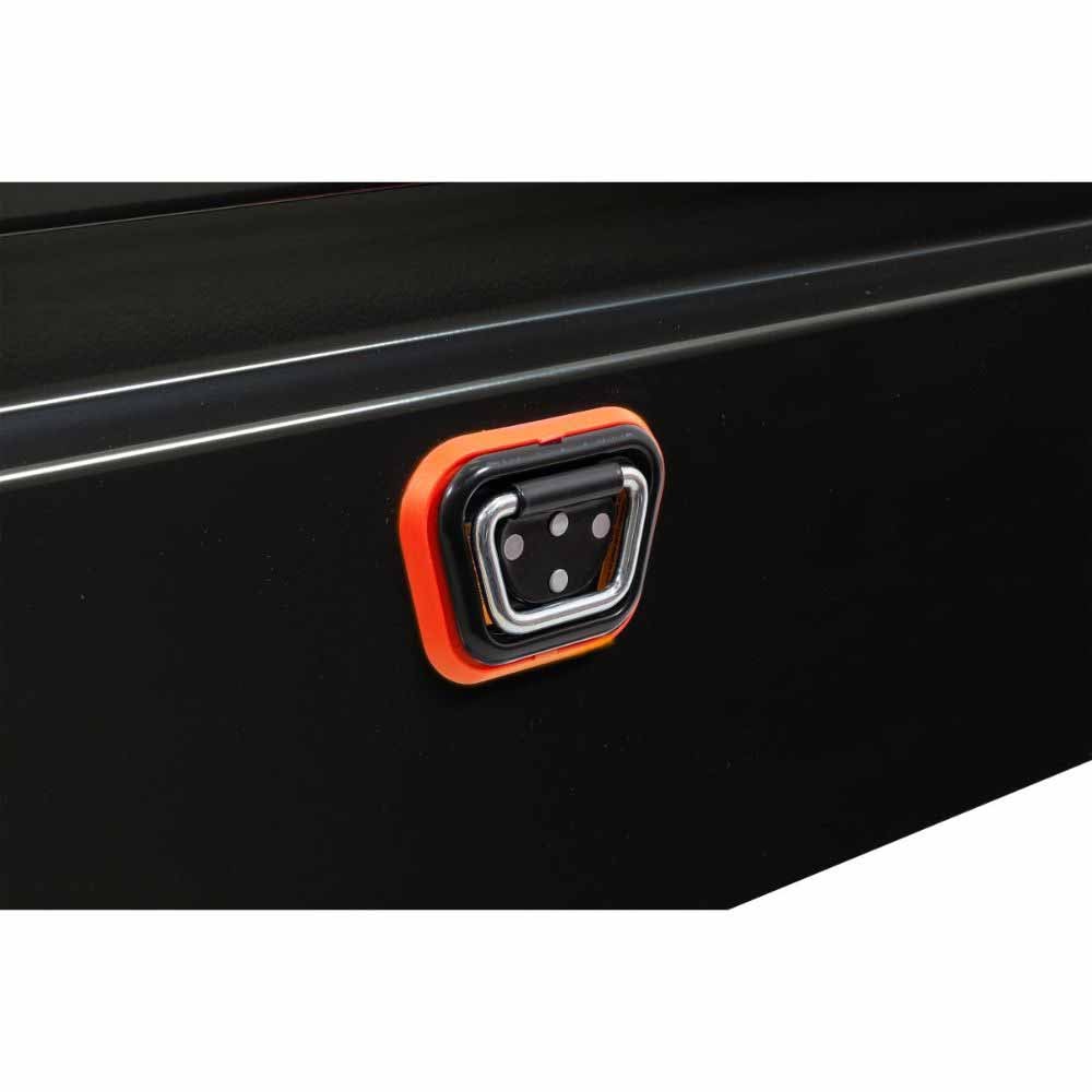 Weatherguard 116-5-04 Saddle Box, Steel, Full Extra Wide, Gloss Black, 15.5 cu ft - 10
