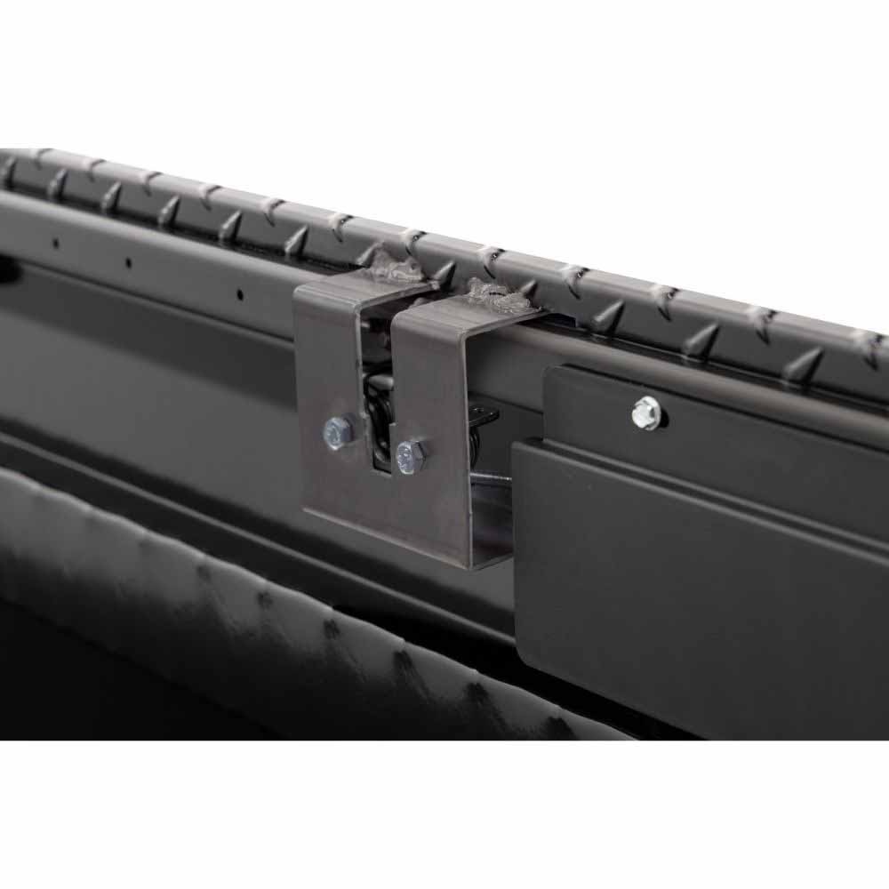 Weatherguard 121-52-04 Saddle Box, Aluminum, Full Low Profile, Textured Matte Black, 11.0 cu ft - 4