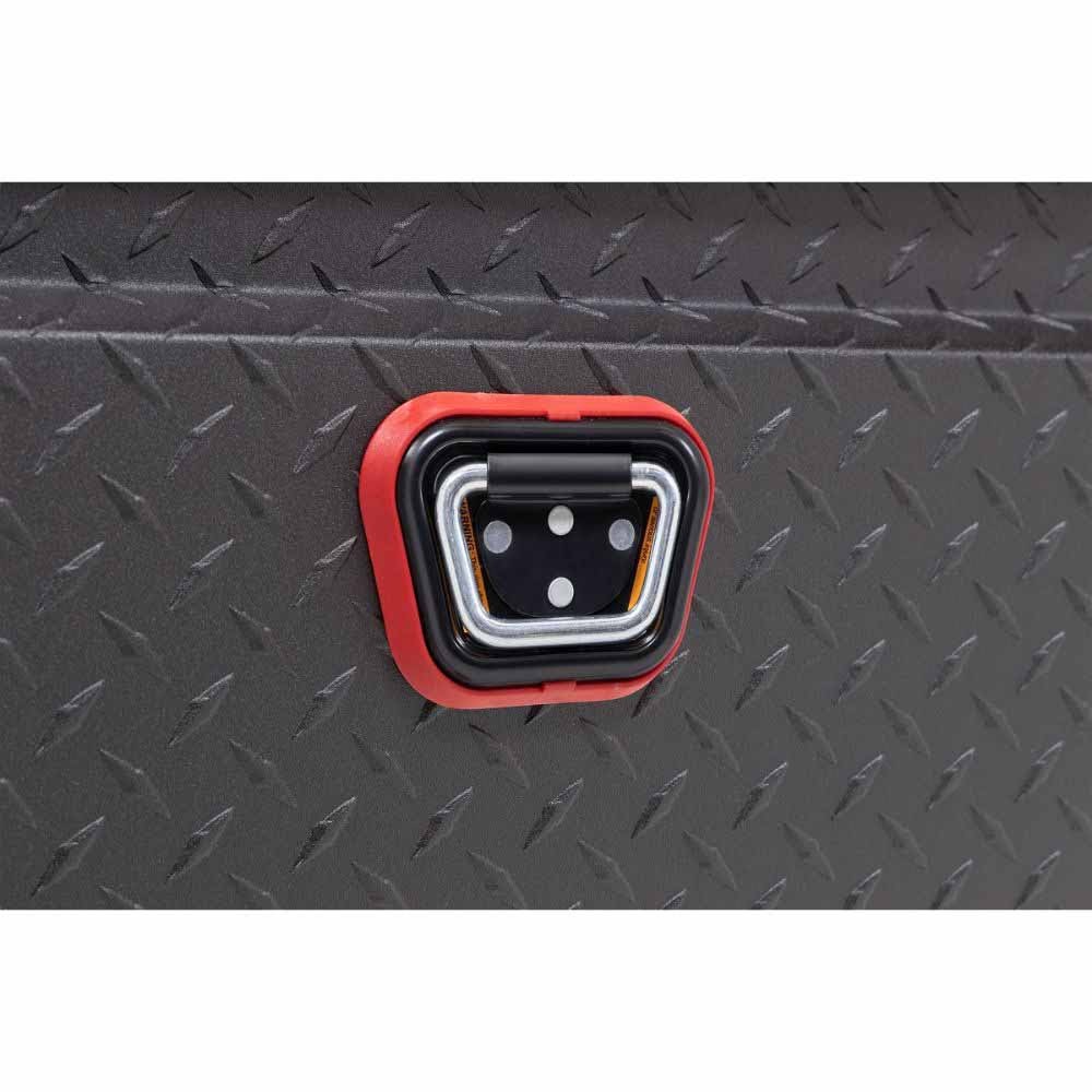 Weatherguard 121-52-04 Saddle Box, Aluminum, Full Low Profile, Textured Matte Black, 11.0 cu ft - 5