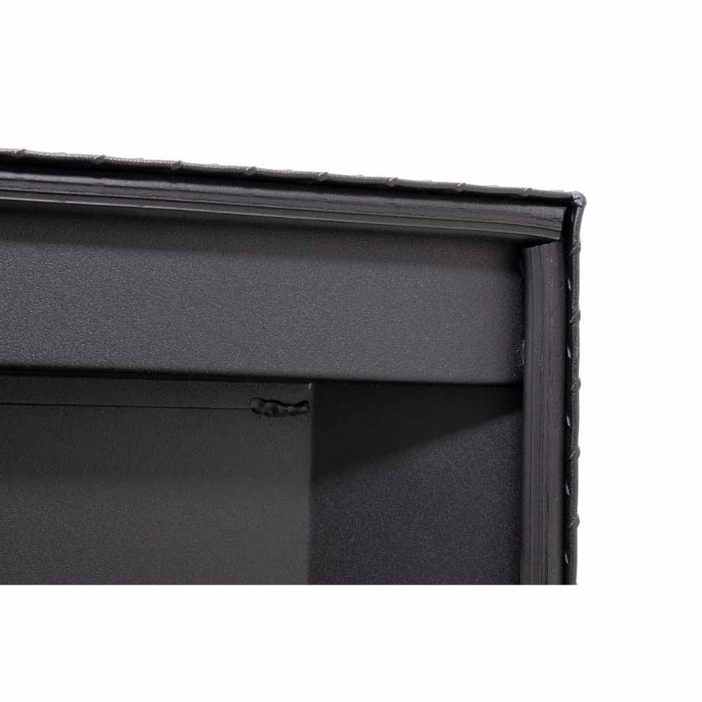 Weatherguard 121-52-04 Saddle Box, Aluminum, Full Low Profile, Textured Matte Black, 11.0 cu ft - 6