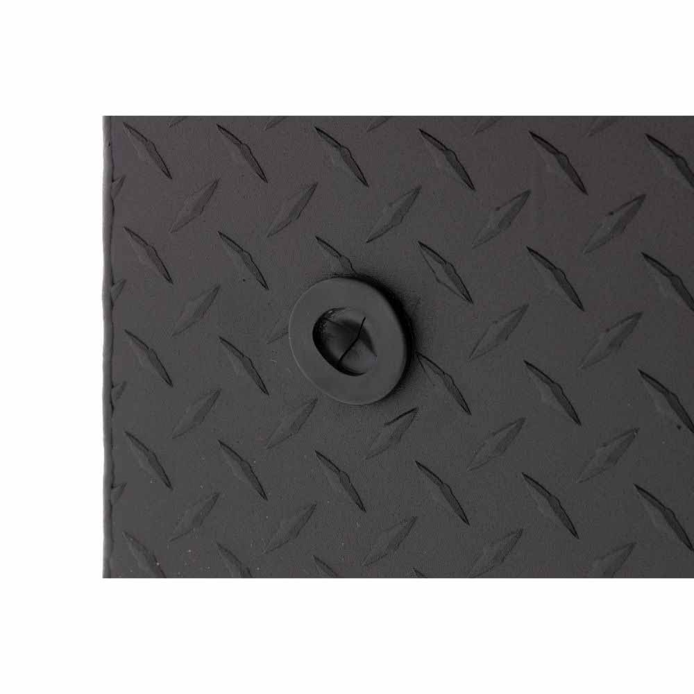 Weatherguard 123-52-04 Saddle Box, Aluminum, Full Deep, Textured Matte Black, 15.0 cu ft - 10