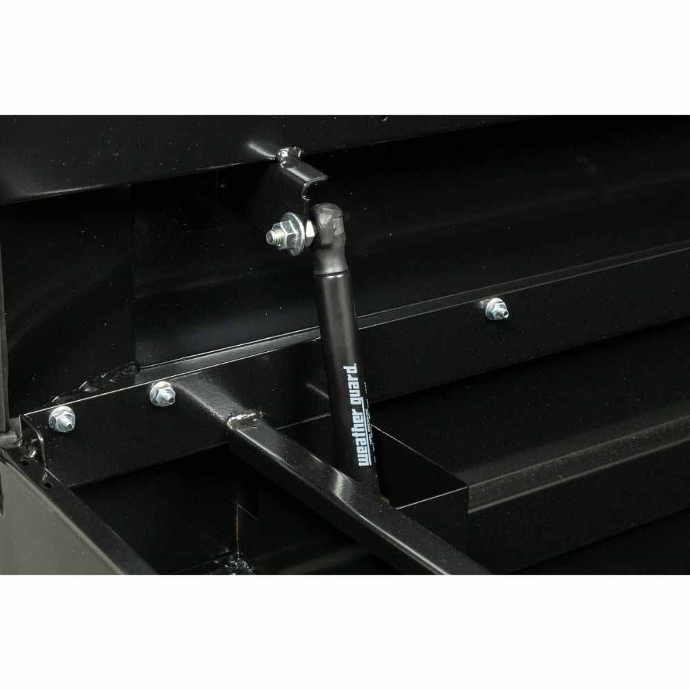 Weatherguard 126-5-04 Saddle Box, Steel, Full Standard, Gloss Black, 11.0 cu ft - 7