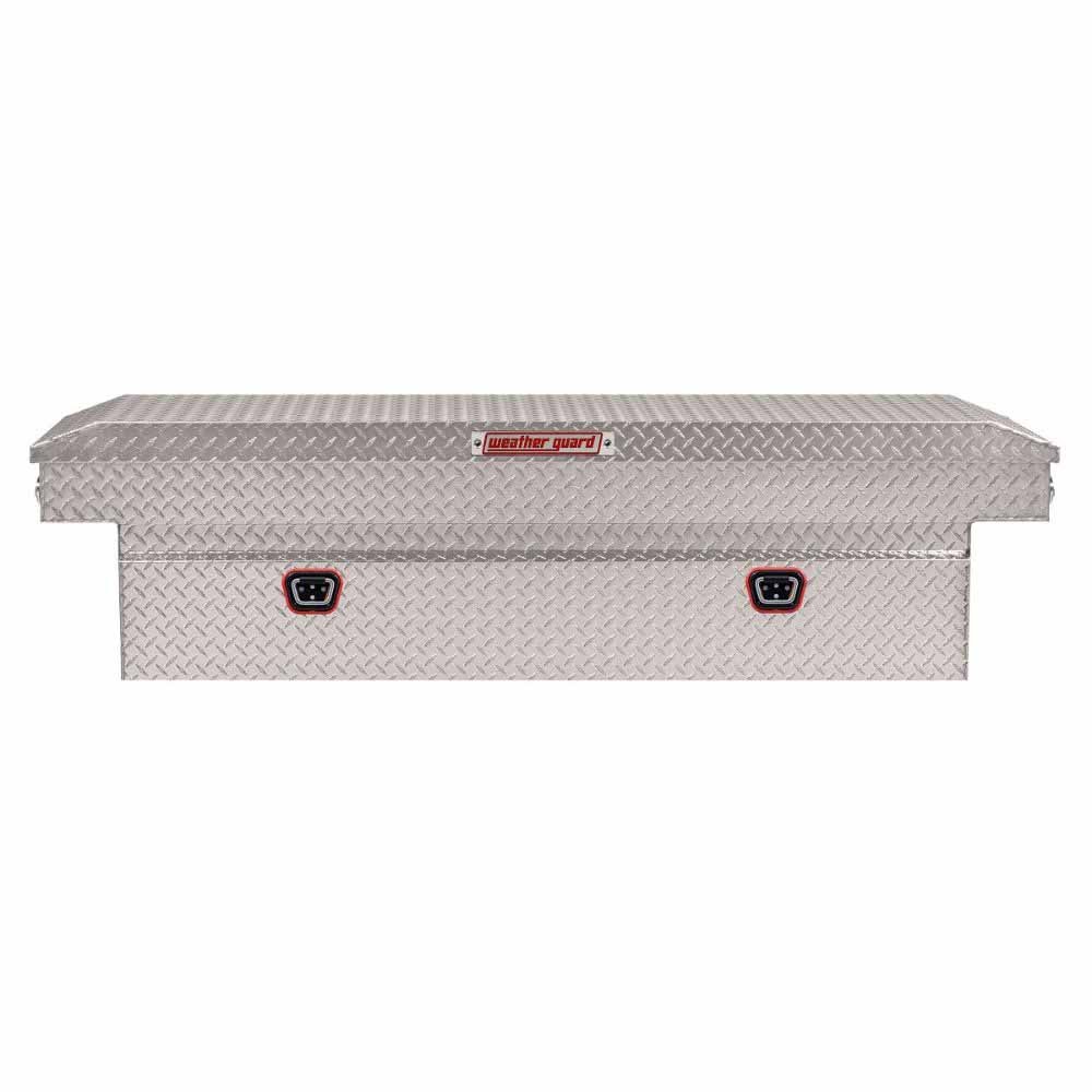 Weatherguard 127-0-04 Saddle Box, Aluminum, Full Standard, Clear, 11.0 cu ft - 4