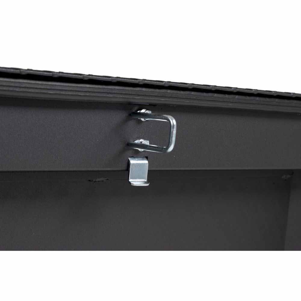 Weatherguard 127-52-04 Saddle Box, Aluminum, Full Standard, Textured Matte Black, 11.0 cu ft - 7