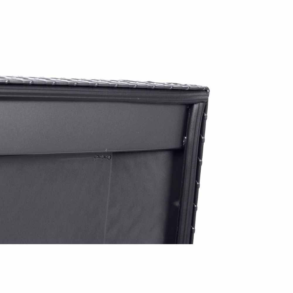 Weatherguard 127-6-04 Saddle Box, Aluminum, Full Standard, Gunmetal Gray, 11.0 cu ft - 8