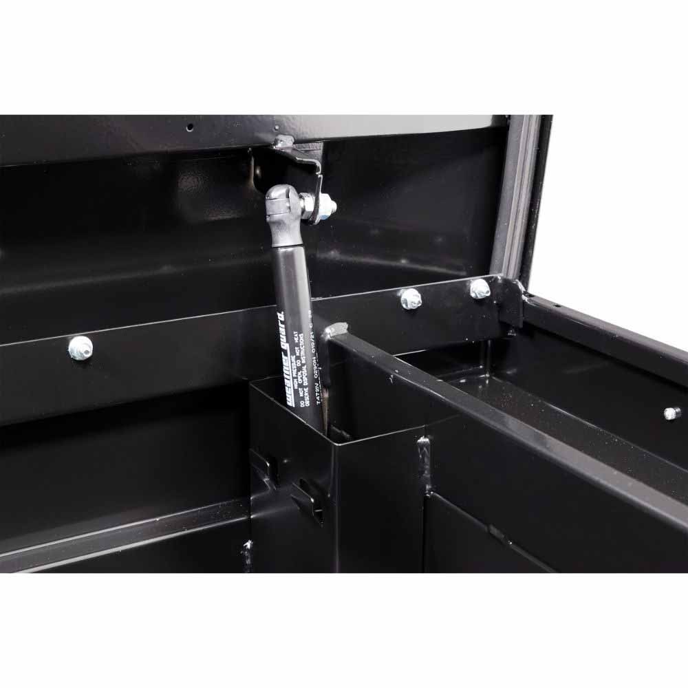 Weatherguard 128-5-04 Saddle Box, Steel, Full Deep, Gloss Black, 15.0 cu ft - 6
